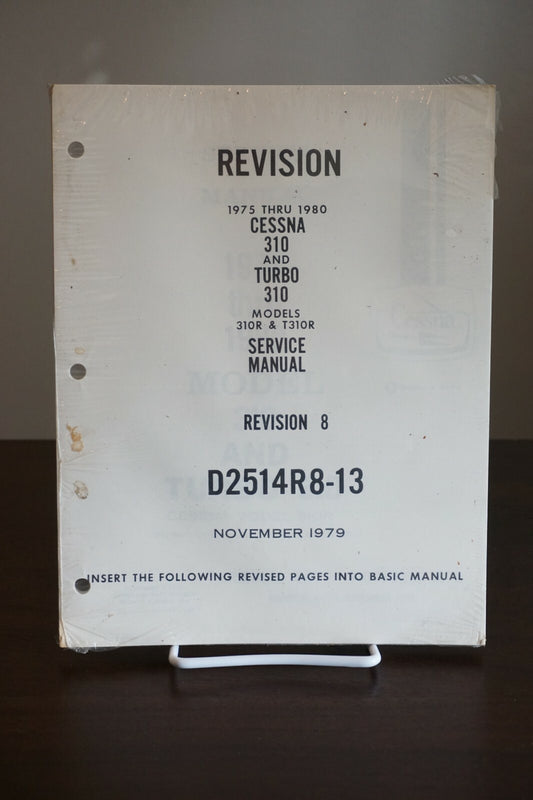 Cessna 310 and Turbo 310 Service Manual Revision 8 - November 1979