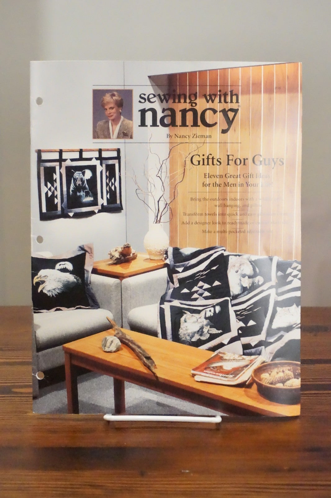 Sewing with Nancy Gifts for Guys Nancy Zieman 1995 Booklet Eleven Gift Ideas for Men
