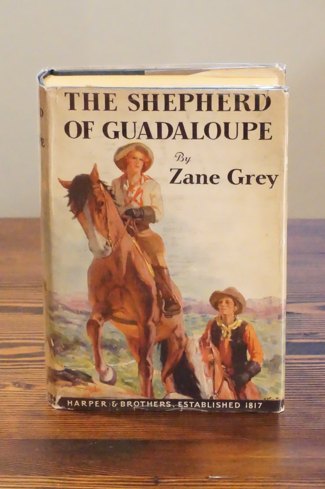 The Shepard of Guadaloupe by Zane Grey 1930 Signed 1st Edition HC DJ