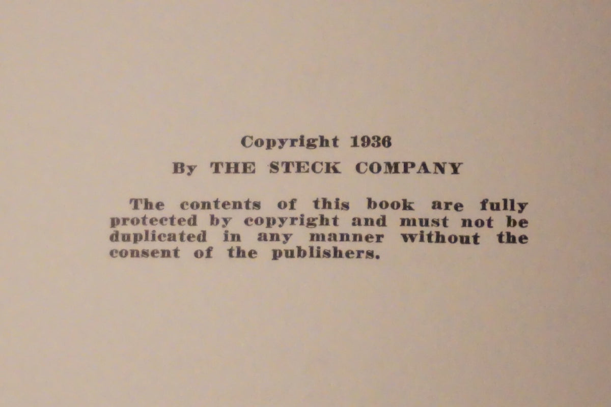 1936 Texana Early Texas Verse 1835-1850 Philip Graham Poetry Collection