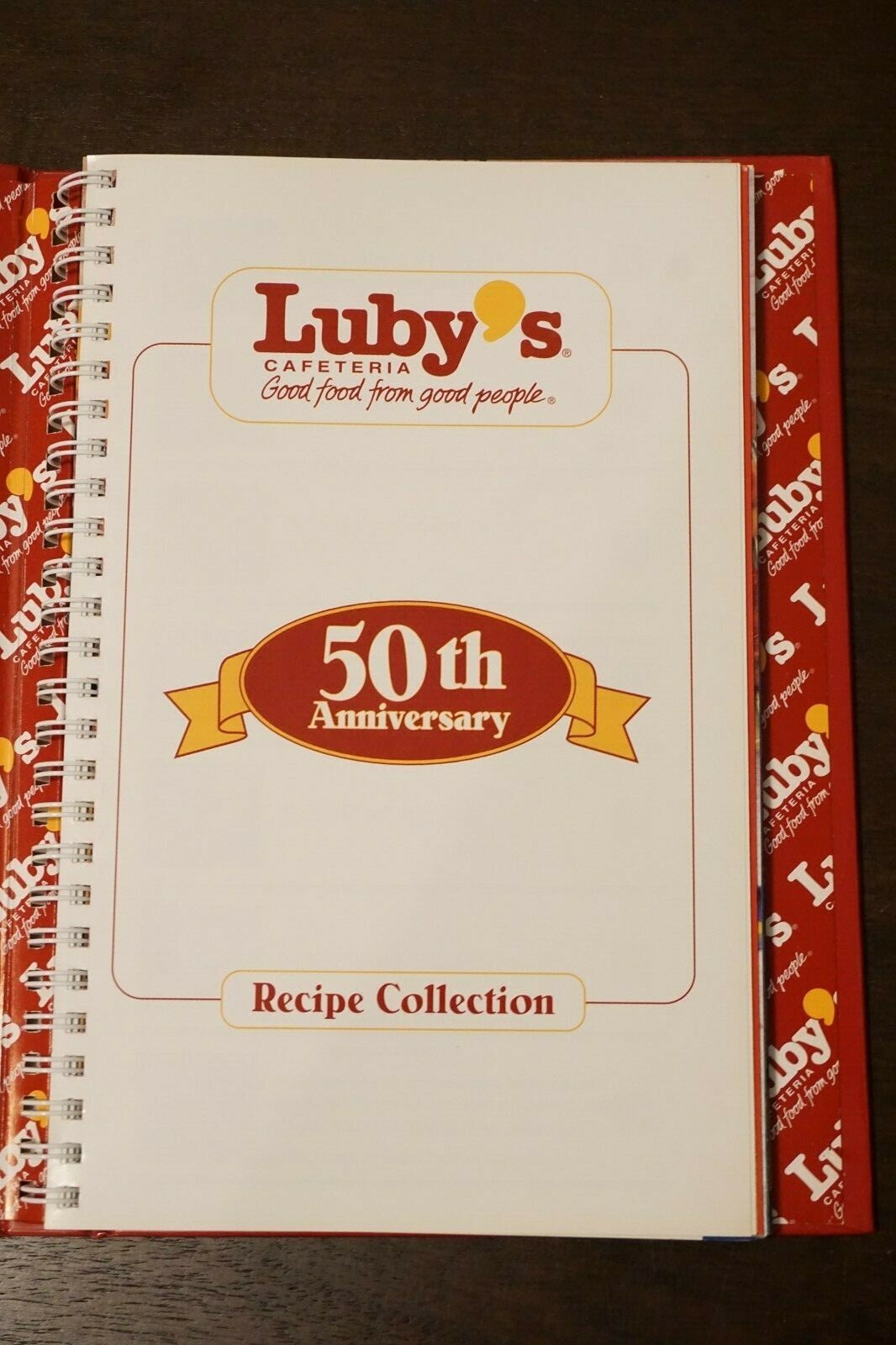 Luby's Cafeteria 50th Anniversary Recipe Collection Cookbook 1996