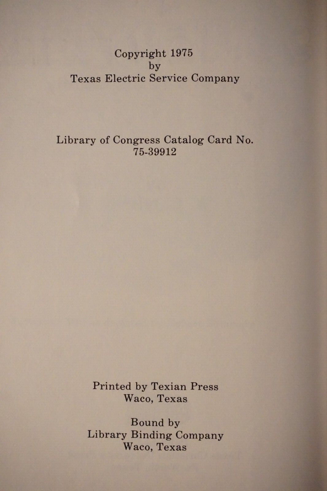 Somervell:  Story of a Texas County W.C. Nunn 1975 HC DJ