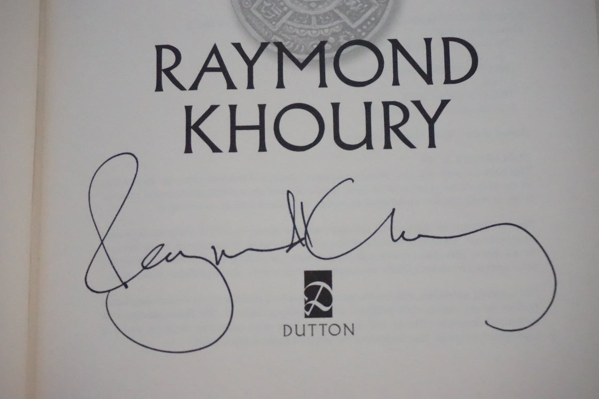 The Devil's Elixir Raymond Khoury Signed First Printing Dutton 2012 HC DJ