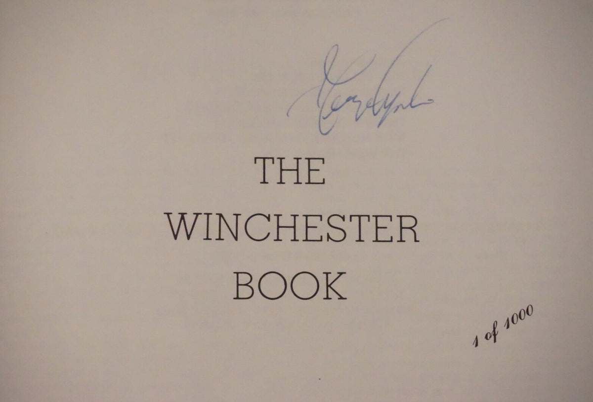 The Winchester Book by George Madis 1985 Signed Hardcover Limited Edition