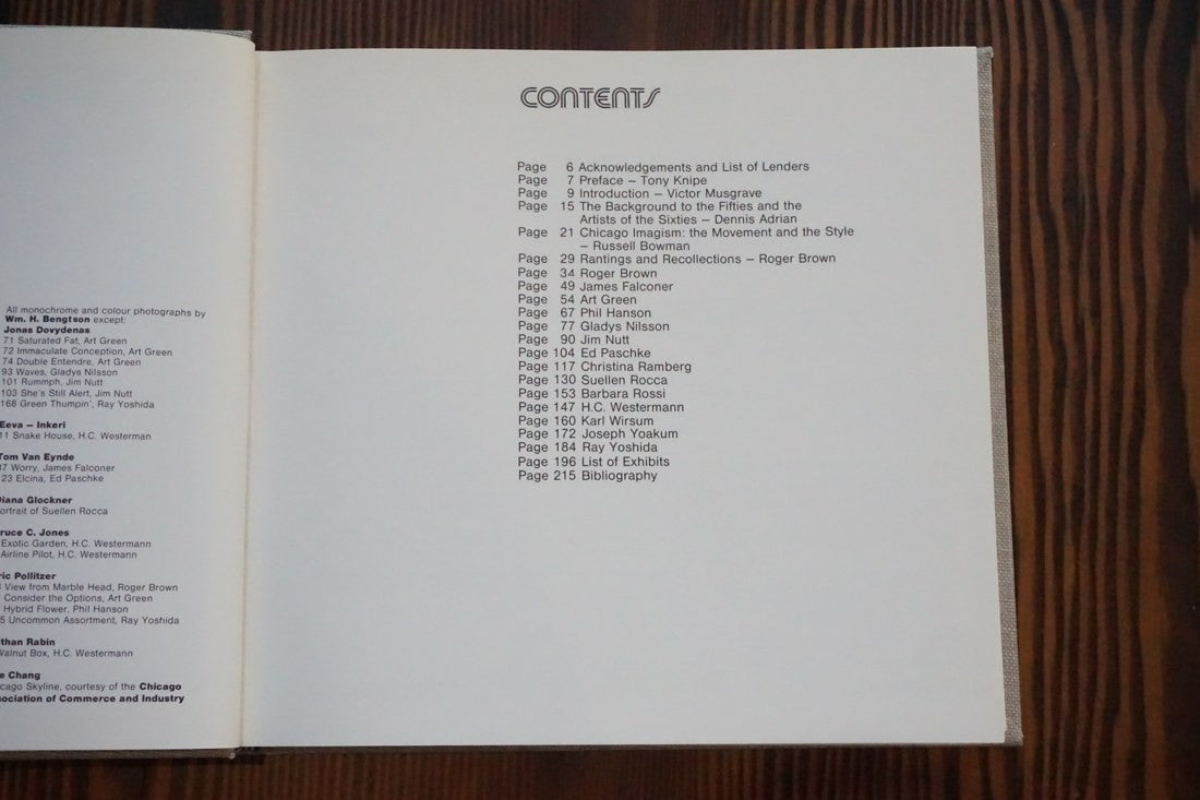 Who Chicago? Exhibition of Contemporary Imagists 1980 Hardback Ceolfrith