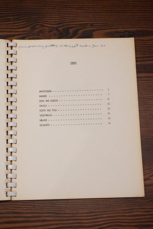 From Kelly's Kitchen by Margaret K Erwin 1971 Cookbook Comb Bound Recipes