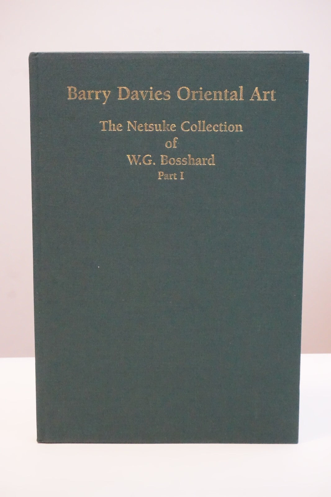 The Netsuke Collection of W. G. Bosshard Part I by Barry Davies Oriental Art