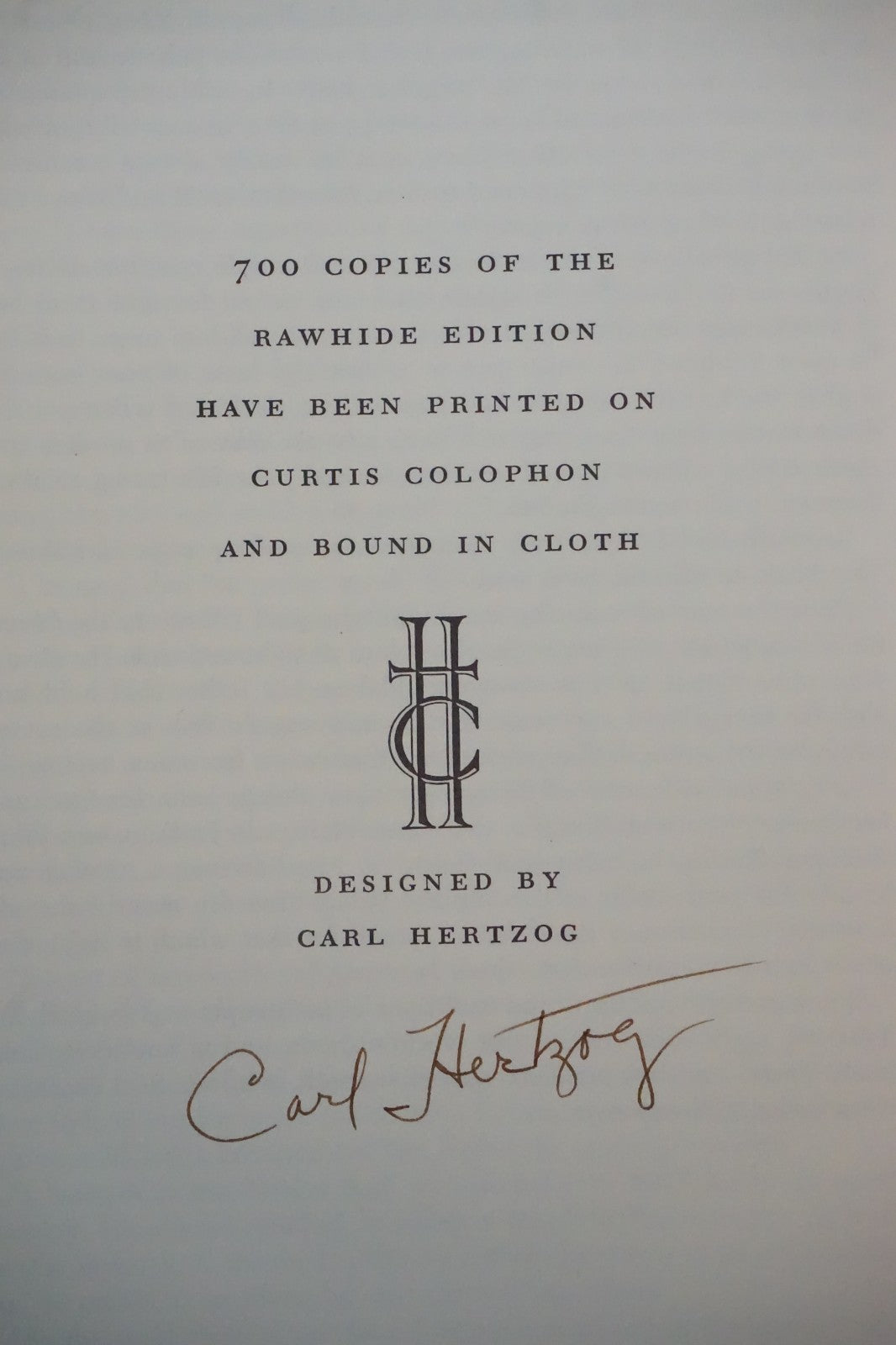 Men of Fiber by J. Evetts Haley 1967 Signed by Haley and Hertzog Hardcover
