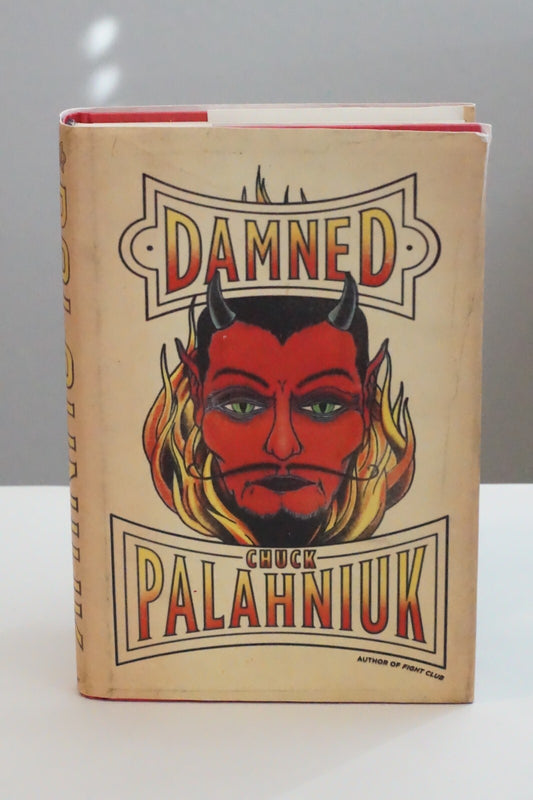 Signed Damned by Chuck Palahniuk with Post Cards 2011 HC DJ