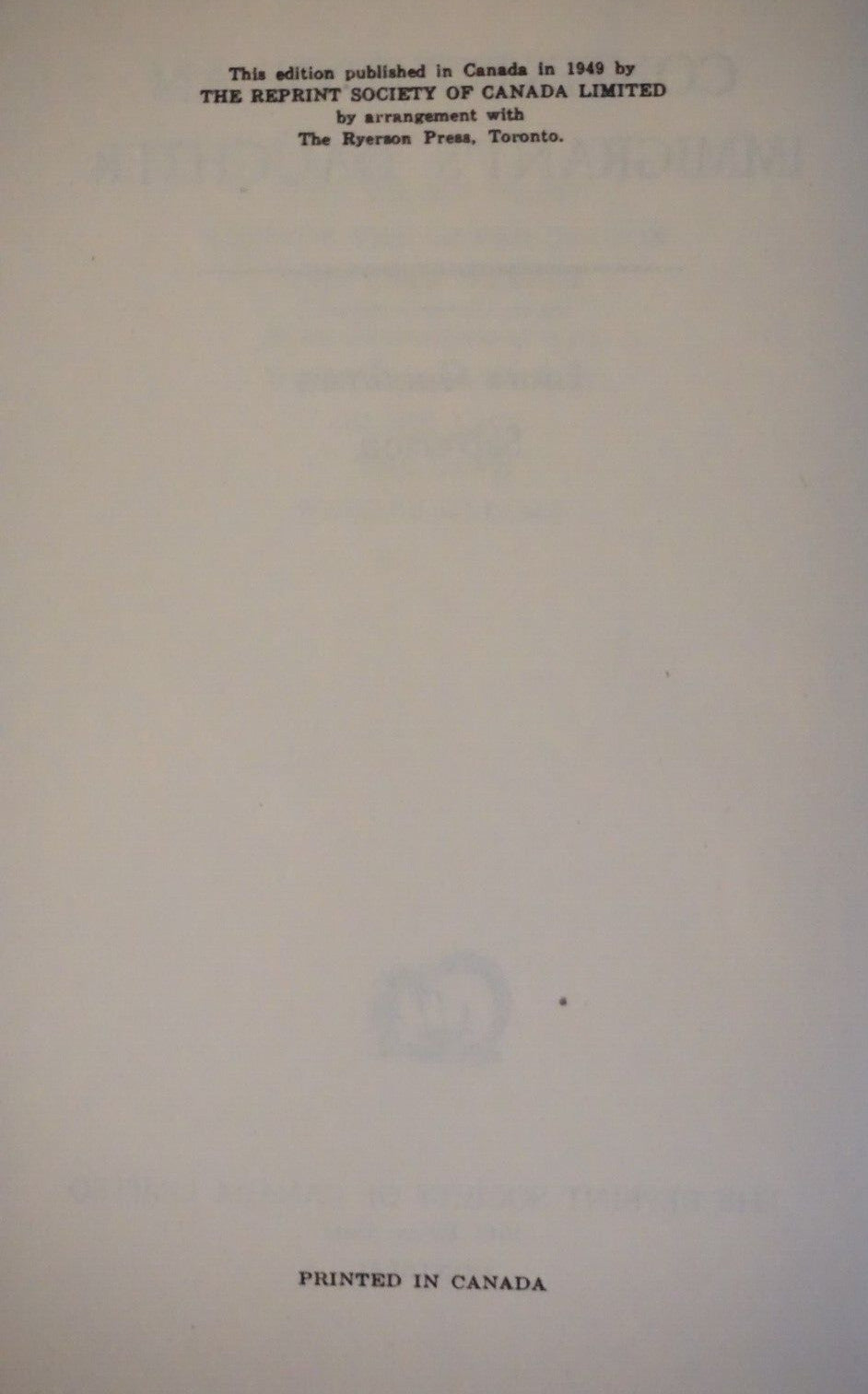 Confessions of An Immigrant's Daughter by Laura Goodman Salverson 1949 HC