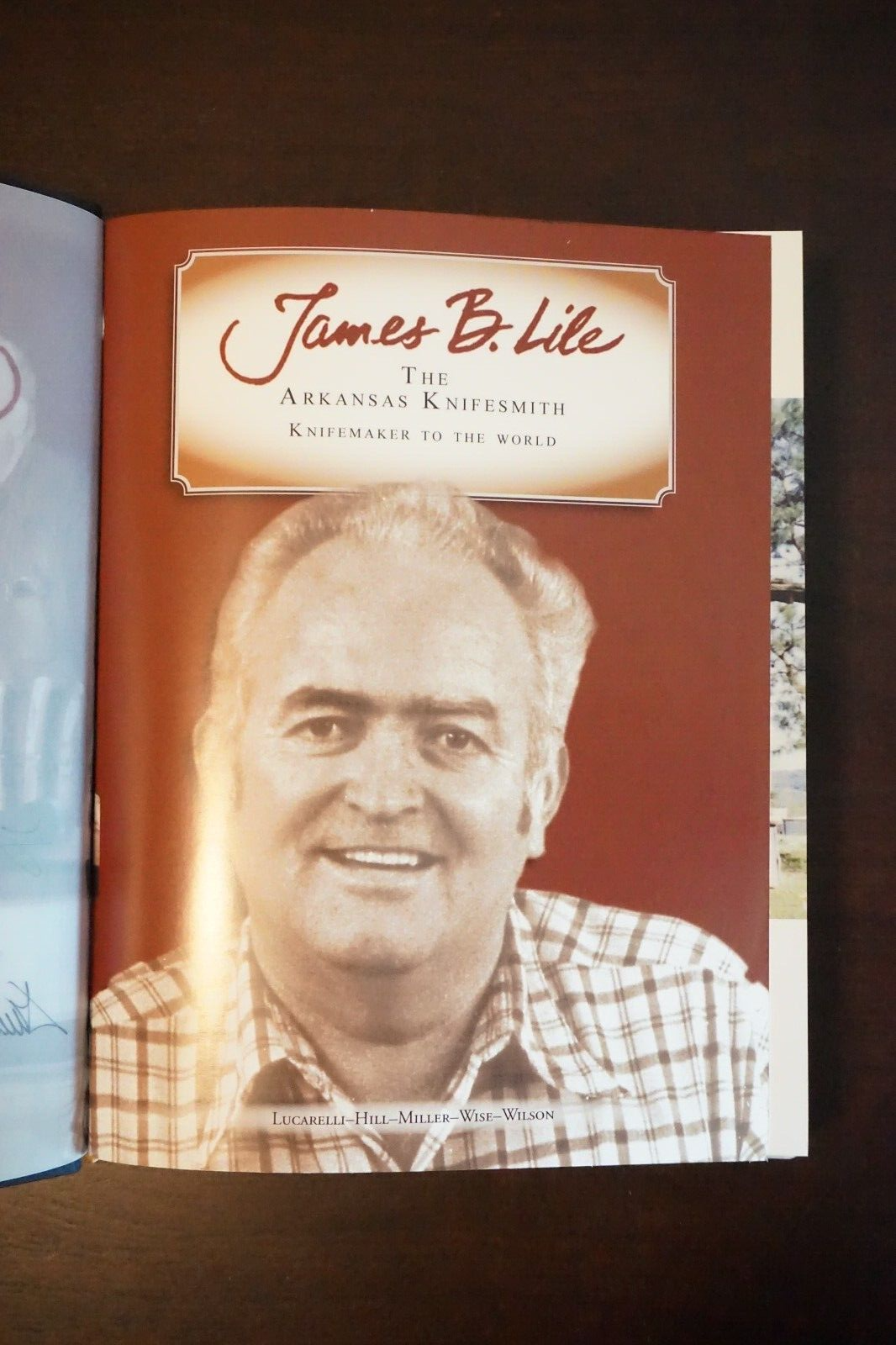 James B. Lile: The Arkansas Knifesmith Collector's Edition 2007 Leather Slipcase