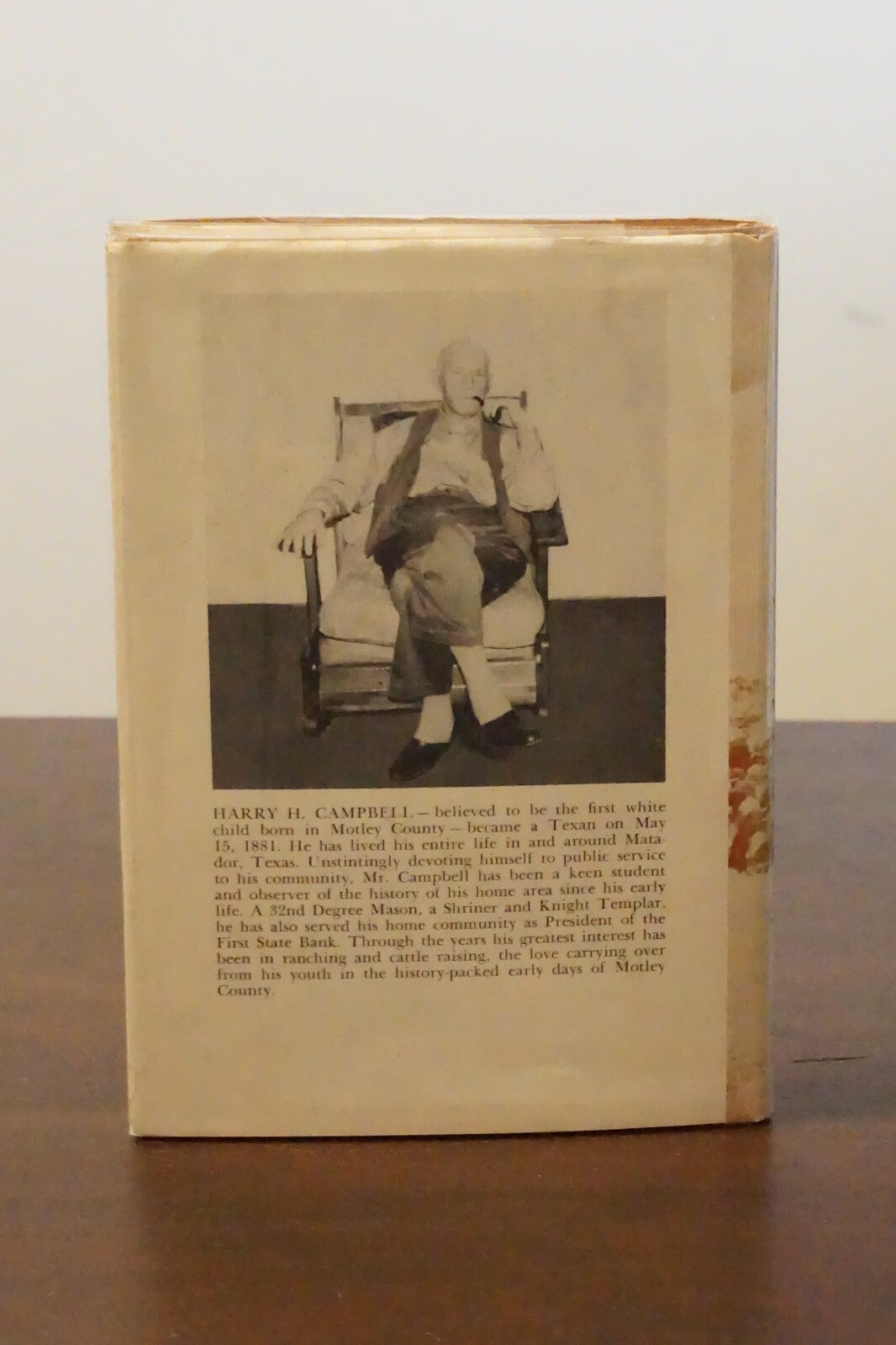 The Early History of Motley County, Texas by Harry H. Campbell 1958 HC DJ