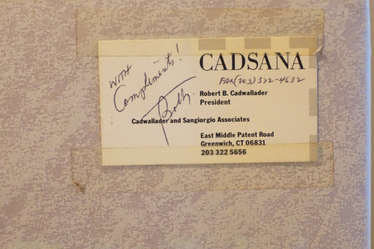 Cadsana: Catalog 1 1986 1st Ed. HC DJ