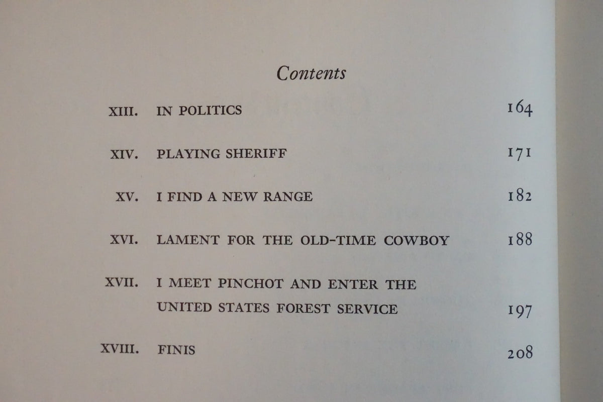 Apaches and Longhorns by Will C. Barnes 1941 HC DJ