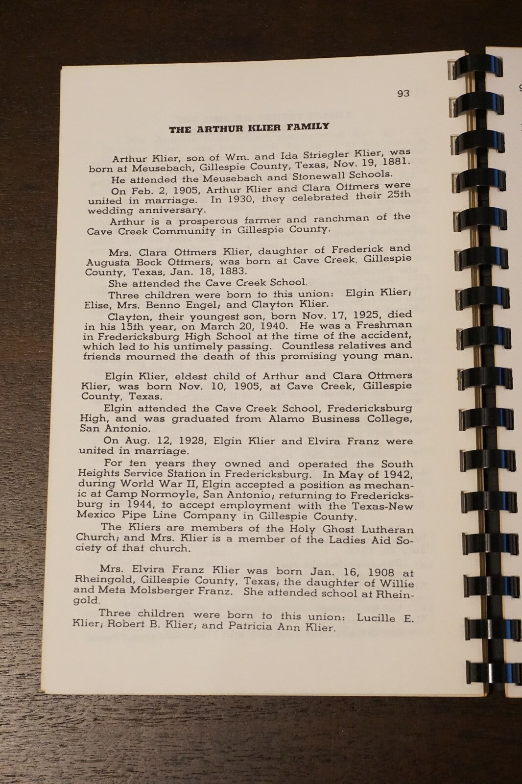 The Johan Frederick Gottlieb Striegler Family History - Spiralbound