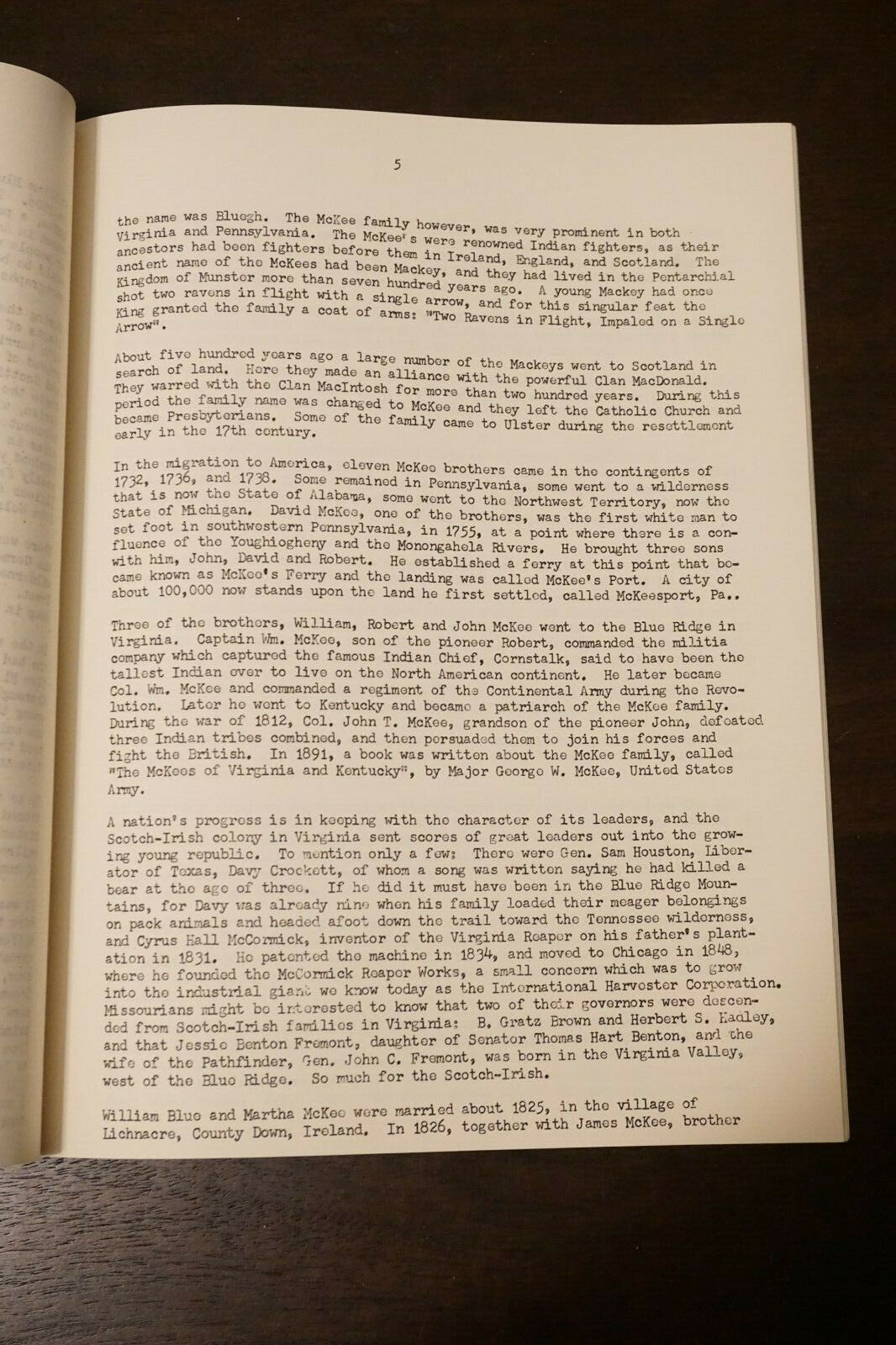 Very Rare Manuscript of Missouri: O Promised Land by Herbert S. Jones