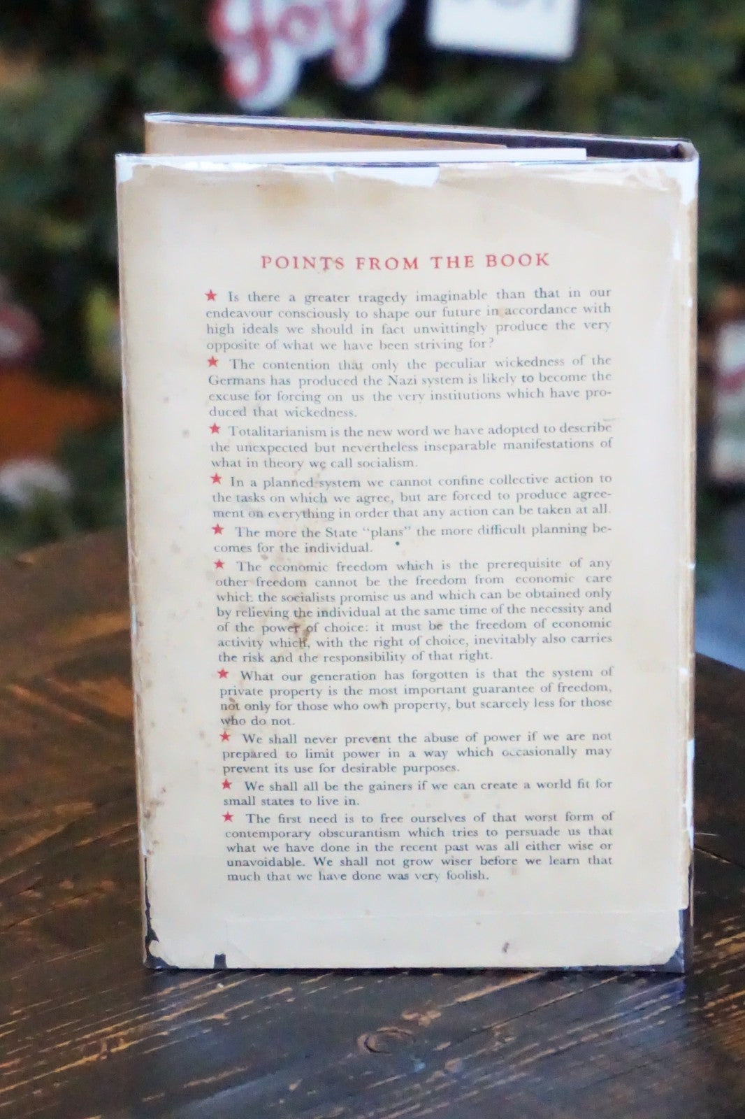 The Road To Serfdom by F. A. Hayek 1944 Third British Impression HC DJ