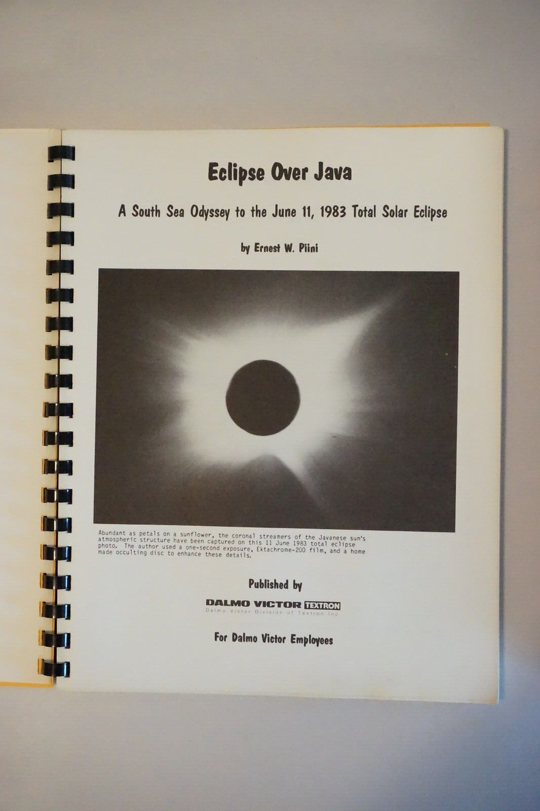 Set of Three Eclipse Books by Ernest W. Piini