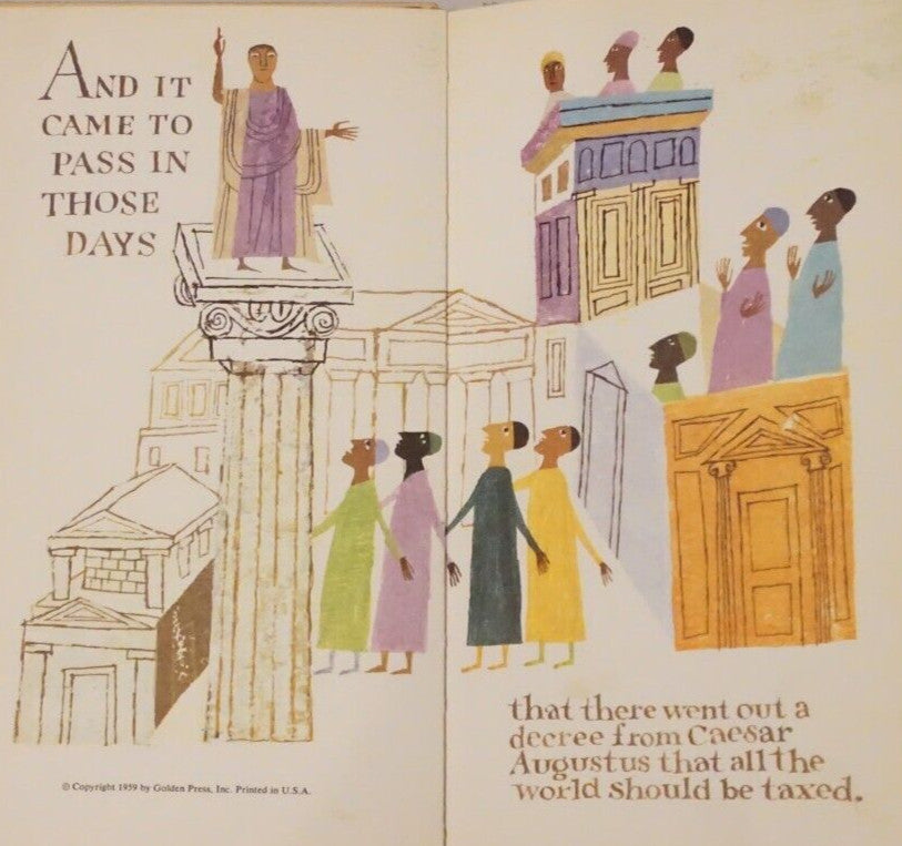 The First Noel: The Birth of Christ Illustrated by Provensen 1959 1st Edition