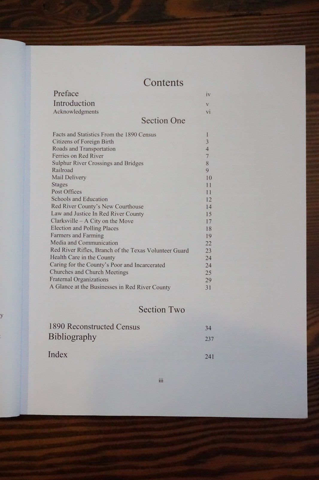 Red River County, Texas in 1890 by Johnie Lee 2015 Softcover