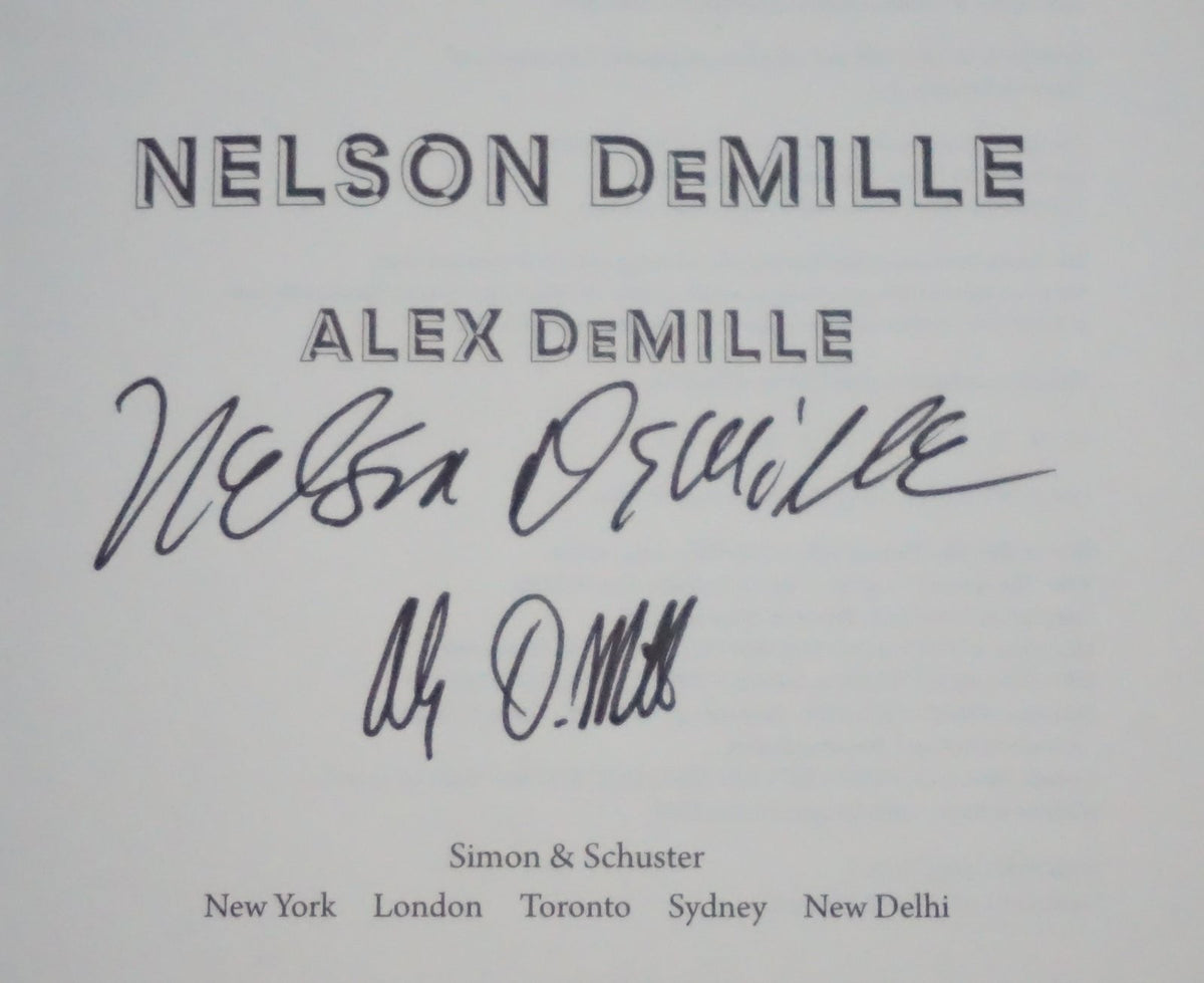 The Deserter Nelson DeMille Alex DeMille Signed First Edition 2019 HC DJ