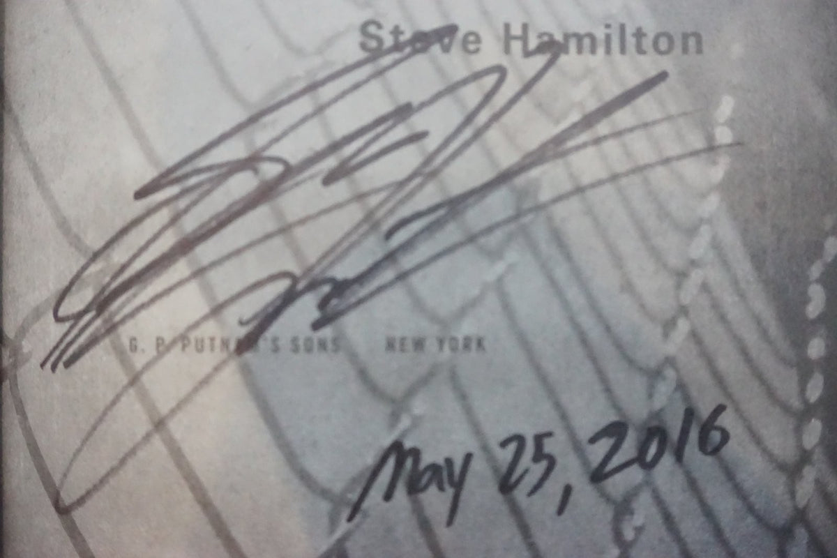 The Second Life of Nick Mason Steve Hamilton Signed Dated Putnam 2016 1st