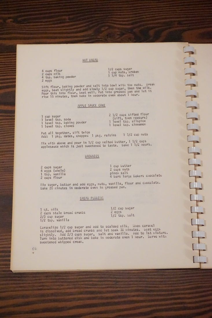 From Kelly's Kitchen by Margaret K Erwin 1971 Cookbook Comb Bound Recipes