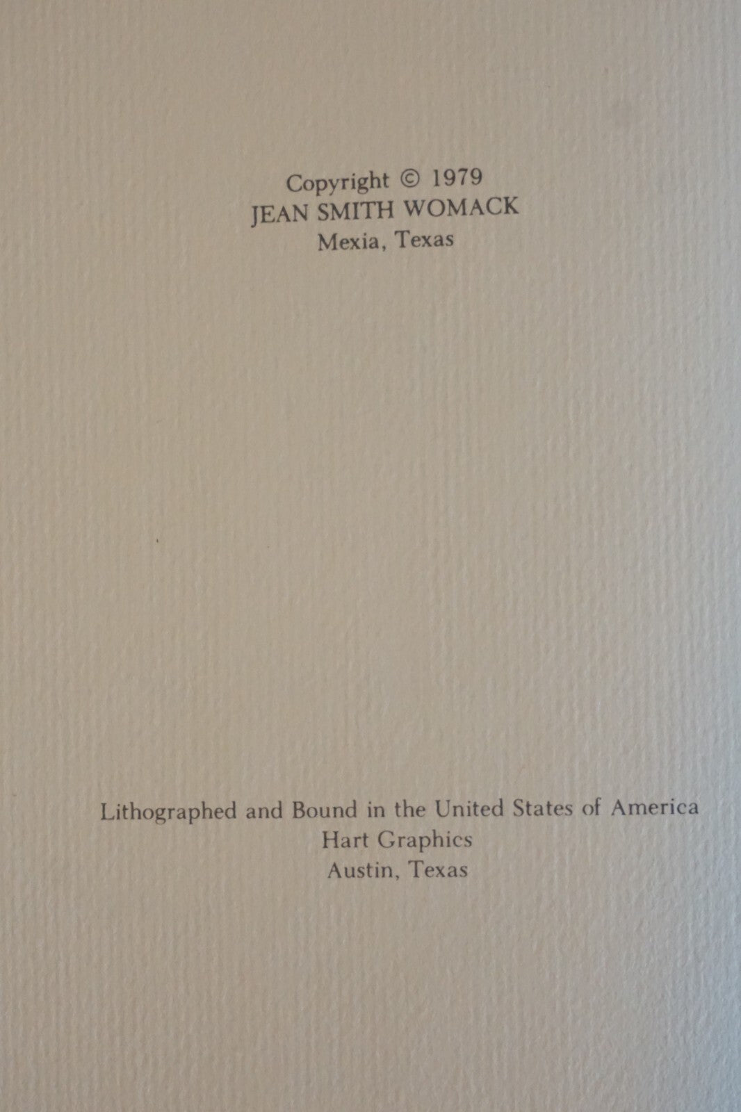 I Find My Answers There by Jean Smith Womack 1979 Signed