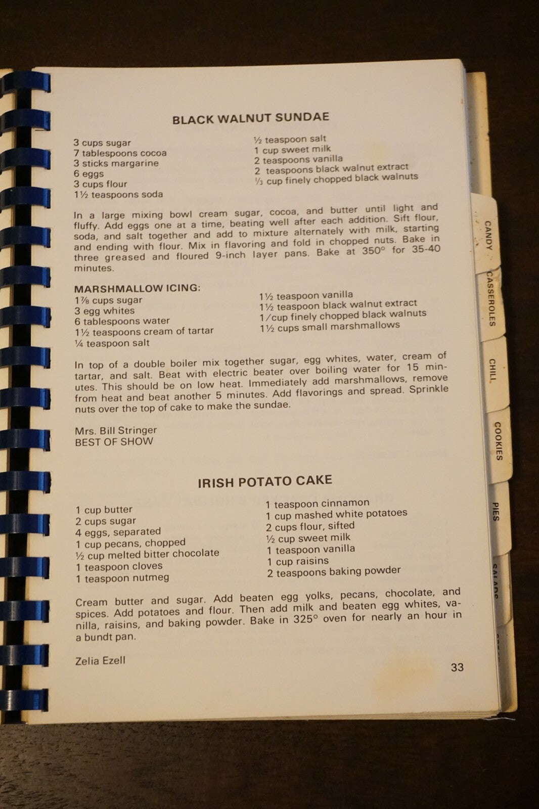 State Fair Of Texas Recipes Cookbook 1978 Spiralbound - Rare